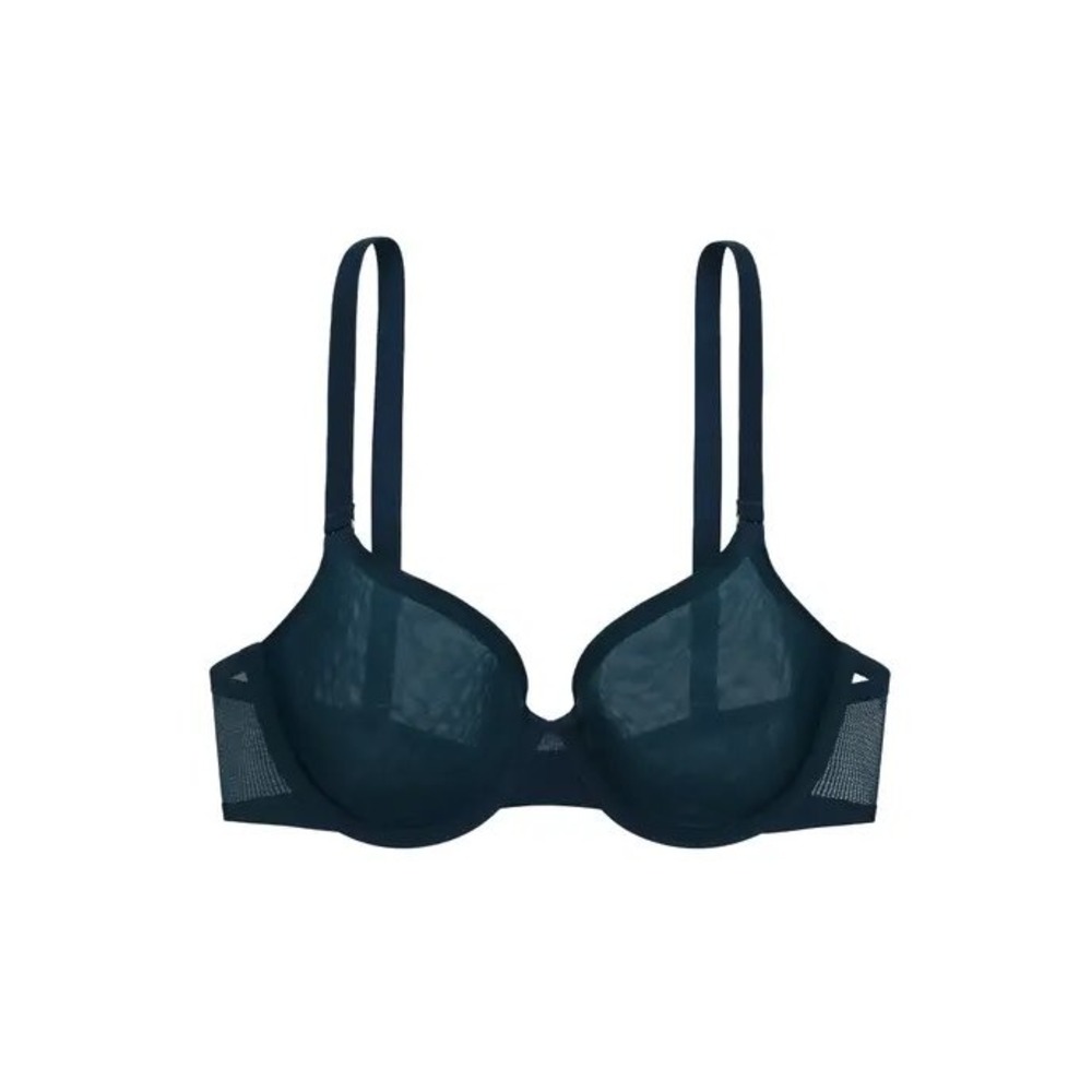 CUUP‎ The Demi Mesh Underwire Bra Blue 32B